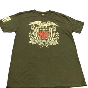 Men’s Red Con 1 The Highest State of Readiness American Graphic SS T-Shirt